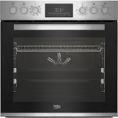Beko Elektro-Herd-Set "BBUM12328X", Energieeffizienz: A, silber (edelstahlfarben), Herdsets, AeroPerfect – Gleichmäßige Heißluftverteilung für präzises Garen, Elektro-Herd-Set