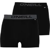 O'Neill Herren Boxershort Plain 2er Pack - Black (6969P) - L
