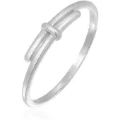 Elli Silberring "Ring Wickel Design Basic 925 Silber" Gr. 54, silber, Fingerringe, Damen, 54, Silber 925 (Sterlingsilber), Silberring