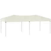 vidaXL Partyzelt Faltbar Creme 3x6 m