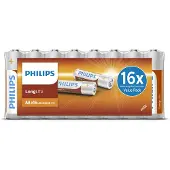 Philips Longlife Batterien AA - 16 Stück
