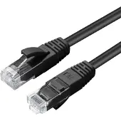 Microconnect MC-UTP6A075S, 7,5 m, Cat6a, U/UTP (UTP), RJ-45, RJ-45, Schwarz