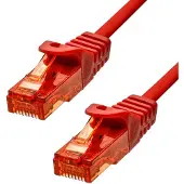 ProXtend 6UTP-03R, 3 m, Cat6, U/UTP (UTP), RJ-45, RJ-45, Rot