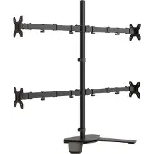 vidaXL Monitorhalterung Schwarz Stahl VESA 75/100 mm