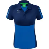 Erima Damen Poloshirt Six Wings 1112213 38 - New Royal/New Navy - 38