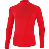 Erima Unisex Langarm Shirt Athletic Longsleeve Turleneck 2252111 XXL - Rot - XXL