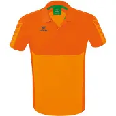 Erima Herren Poloshirt Six Wings 1112208 XXXL - New Orange/Orange - XXXL