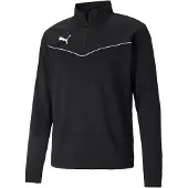 Puma Herren Trainingstop teamRISE 1/4 Zip Top 657394-03 XXL - Black-White - XXL