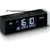 Lenco CR-640BK Radiowecker DAB+/FM Bluetooth automatische Zeitumstellung Schwarz