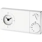 Eberle 517270421100 Uhrenthermostat, Wochenprogramm, 5-30C, mit TA Ausgang, 24V, 1Wechsler, potential frei, 16 A easy 3 pw/24V