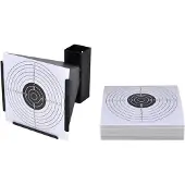 vidaXL Kugelfang 14 cm + 100 Zielscheiben aus Papier Trichter