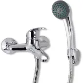 vidaXL Bad Dusche Mischbatterie Set Chrom