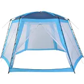 vidaXL Pool-Zelt 500x433x250 cm Blau