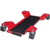 vidaXL Motorrad-Rangierhilfe Rot