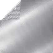 vidaXL Poolabdeckung Silbern 450x220 cm PE