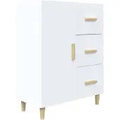 vidaXL Sideboard Weiß 69,5x34x90 cm Holzwerkstoff
