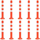 vidaXL Absperrpfosten 10 Stk. 75 cm PE