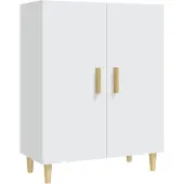 vidaXL Sideboard Weiß 70x34x90 cm Holzwerkstoff