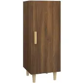 vidaXL Sideboard Braun Eichen-Optik 34,5x34x90 cm Holzwerkstoff