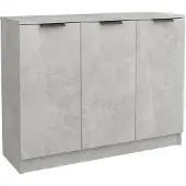 vidaXL Sideboard Betongrau 90,5x30x70 cm Holzwerkstoff