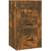 vidaXL Sideboard Räuchereiche 40x33x70 cm Holzwerkstoff