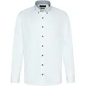 Bugatti Langarmhemd mit Button-Down-Kragen