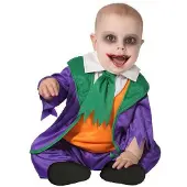 Atosa Böser Clown Baby Kostüm