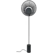 Forestier Oyster Stehleuchte Black - , Oyster, Schwarz, für Wohnzimmer, Metall, Design