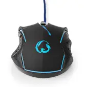 Nedis GMWD210BK Gaming-Maus kabelgebunden 1200/1800/2400/3600 dpi 6 Tasten 1,5 m
