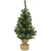 Kaemingk Imperial künstlicher Weihnachtsbaum beleuchtet h45 cm10l grün Weihnachten