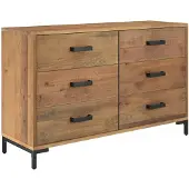 Super Merchant Sideboard Braun 110x35x70 cm Massivholz Kiefer