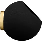 AYTM Wandblumentopf Globe, Ø 17 cm, schwarz, Aluminium