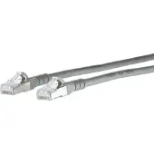 METZ CONNECT Patchkabel Cat.6A AWG 26, LSOH, grau, 7 m
