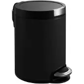 EKO Treteimer Artistic Step Bin 5L Matt Schwarz