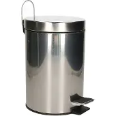 Basics Edelstahl Mülleimer 3l
