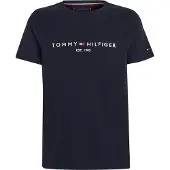 Tommy Hilfiger Herren Polos & T-Shirts Tommy Logo Tee - Blauw - Größe XXL
