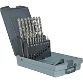 Tivoly HSS-Bohrer zylindrischer Schaft kurz - Box mit 19 Teilen - 11451970015