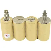 AccuCell Akku passend für Wolf Rasenschere Vario RV-E8 4,8 Volt