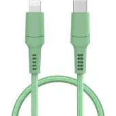 IMoshion Lightning- auf USB-C-Kabel – nicht MFi- – Geflochtenes Gewebe – 1 m – Grün