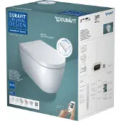Duravit SensoWash Starck f Plus Compact Dusch-WC, Tiefspüler, Föhn, Sitzheizung, Fernbedienung, 650000012004320
