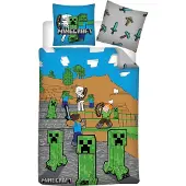 Aymax Minecraft Beidseitig bedruckte Bettwäsche 140x200