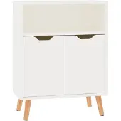 vidaXL Sideboard Hochglanz-Weiß 60x30x72 cm Holzwerkstoff