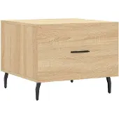 vidaXL Couchtisch Sonoma-Eiche 50x50x40 cm Holzwerkstoff