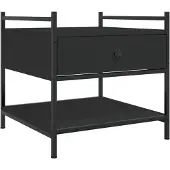 vidaXL Couchtisch Schwarz 50x50x50 cm Holzwerkstoff