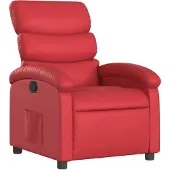 vidaXL Relaxsessel Rot Kunstleder
