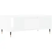 vidaXL Couchtisch Weiß 90x50x36,5 cm Holzwerkstoff