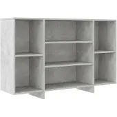 vidaXL Sideboard Betongrau 120x30x75 cm Holzwerkstoff