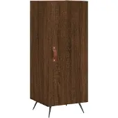 vidaXL Sideboard Braun Eichen-Optik 34,5x34x90 cm Holzwerkstoff