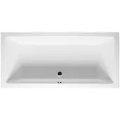 Riho Lugo Rechteck-Badewanne, Einbau, 2-Sitzer, weiß glänzend, B132001005