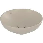 Villeroy & Boch V&B V&B Aufsatzwaschtisch Loop& Friends d 42cm, m ÜL, Alm. C+, ohne Hahnlochbank